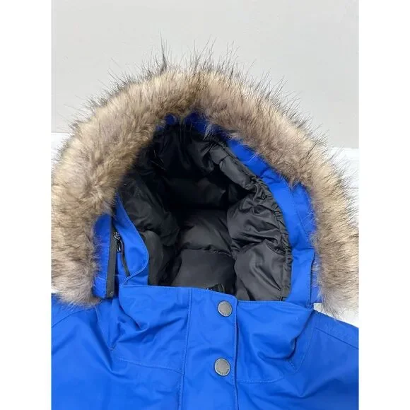 Women's Eddie Bauer Superior III Down Parka Jacket Winter Coat Blue SZ XXL - Picture 5 of 13